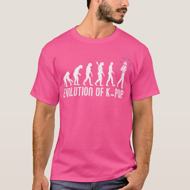 Utvecklingen av K-Pop T Shirt (Framsida)