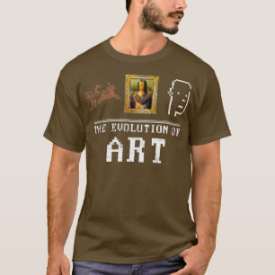 Utvecklingen av konst som inte är fungibel konst t shirt