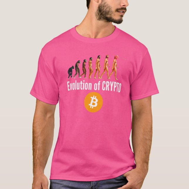 Utvecklingen Av Krypto Bitcoin Ethereum Kryptovalu T Shirt (Framsida)