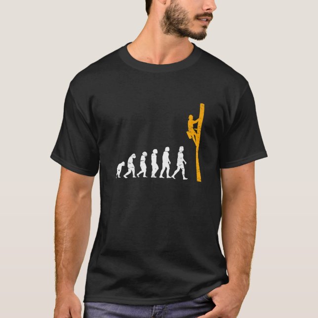 Utvecklingen av Lineman Electrical Ingenjör för et T Shirt (Framsida)