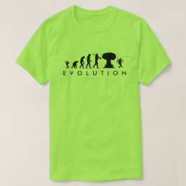 Utvecklingen av människa & kackerlacka Roligt evol T Shirt