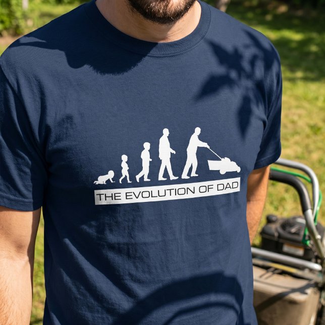 Utvecklingen av människan - Rolig t-shirt för fars (Skapare uppladdad)