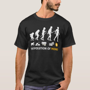 Utvecklingen av Money Bitcoin btc Crypto Coin T Shirt