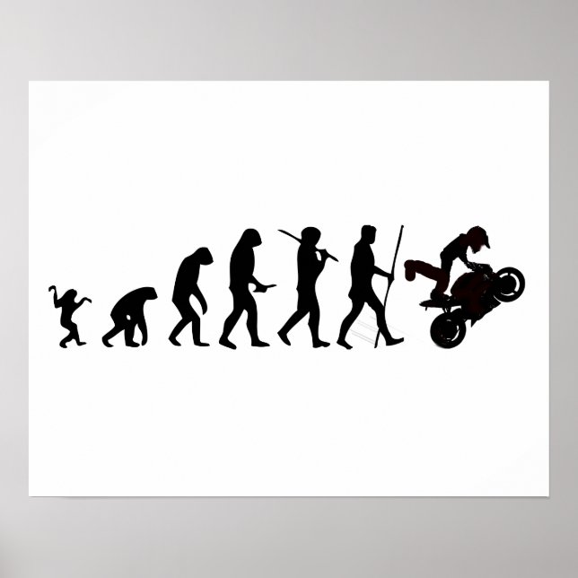 Utvecklingen av moto-Poster Poster (Framsidan)