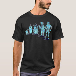 Utvecklingen av Robot Robotics Digital Funny Gift T Shirt