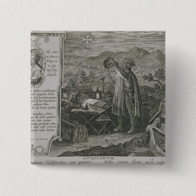 Utvecklingen av sjöman astrolabium knapp (Framsida)