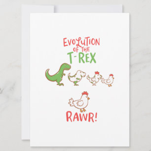 Utvecklingen av T-Rex-RAWR! Funny Dino Chicken Spara Datumet
