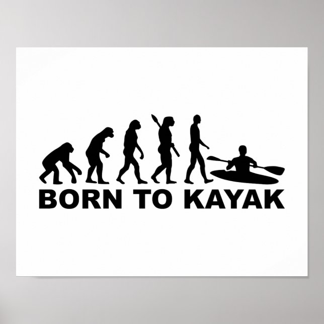 Utvecklingen född i Kayak Poster (Framsidan)