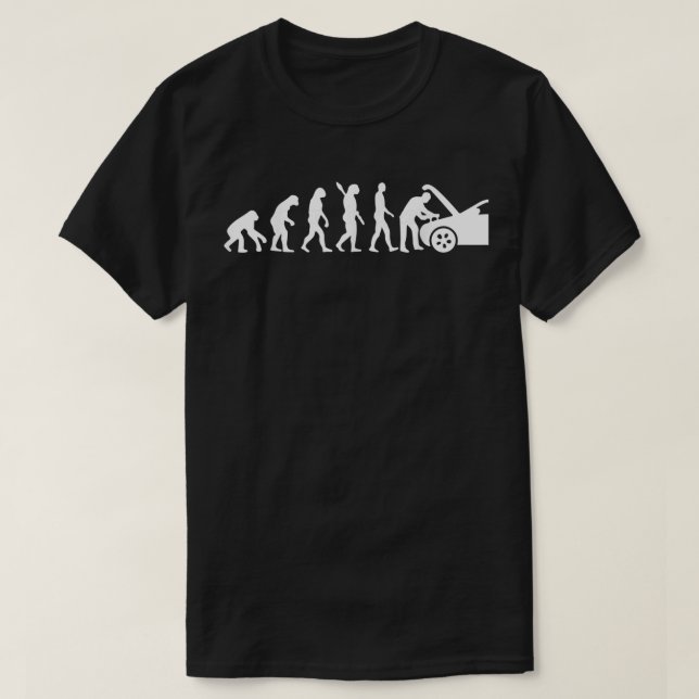 Utvecklingsmekanisk funktionell motortekniker t shirt (Design framsida)