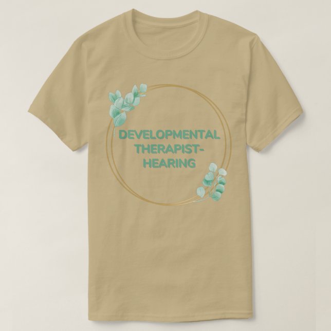 Utvecklingsterapistisk utfrågning i Greenery Ring T Shirt (Design framsida)