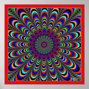 Utvidgande svart poster