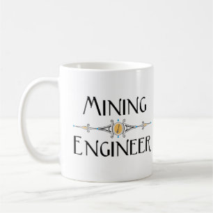 Utvinning av dekorativ linje från Ingenjör Kaffemugg