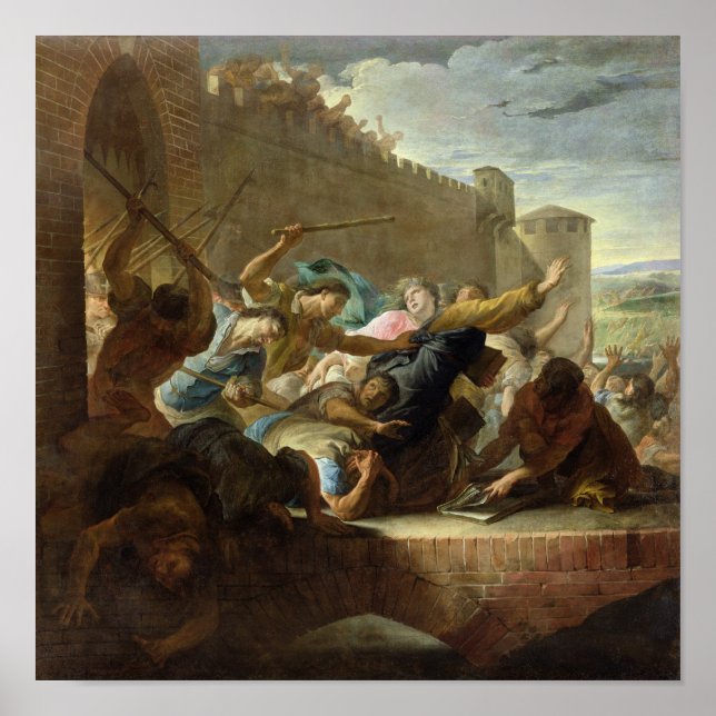 Utvisning av huguenoterna poster (Framsidan)