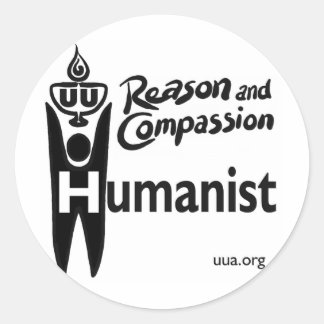 UU Humanist Runt Klistermärke