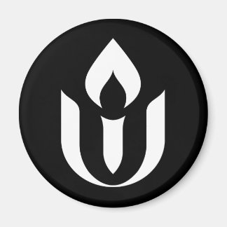 UU Vit schalice-symbol Kylskåp, magnet