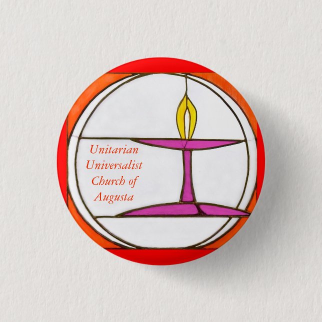 UUCA knäppas rött Knapp (Framsida)