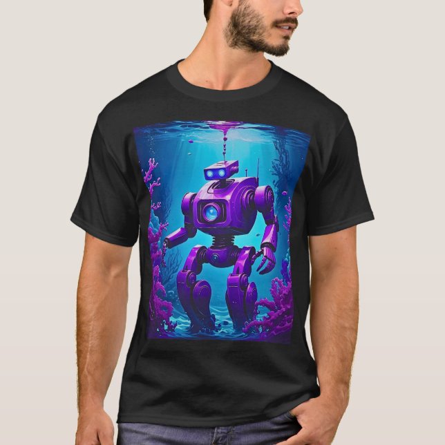 Uunderwater Scout robot T Shirt (Framsida)