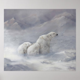 UV-Kanvastrycket "First Winter" Poster