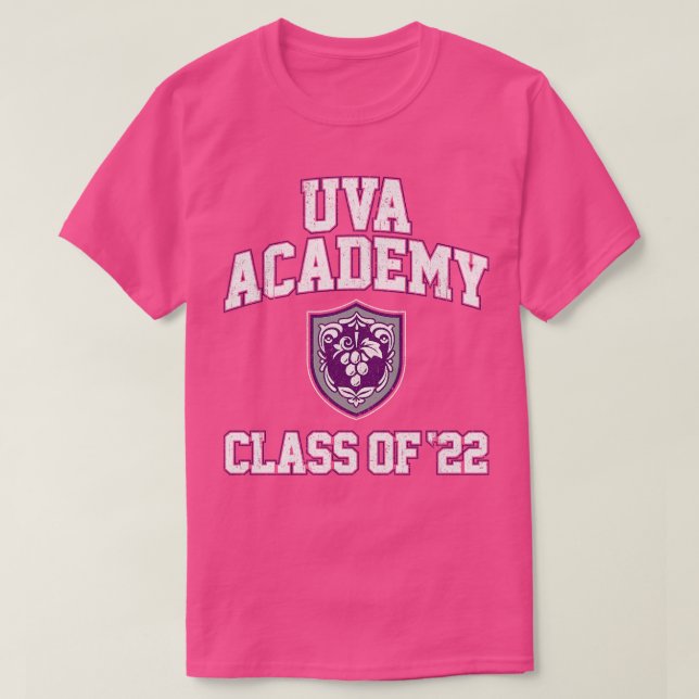 Uva Academy Class of T Shirt (Design framsida)