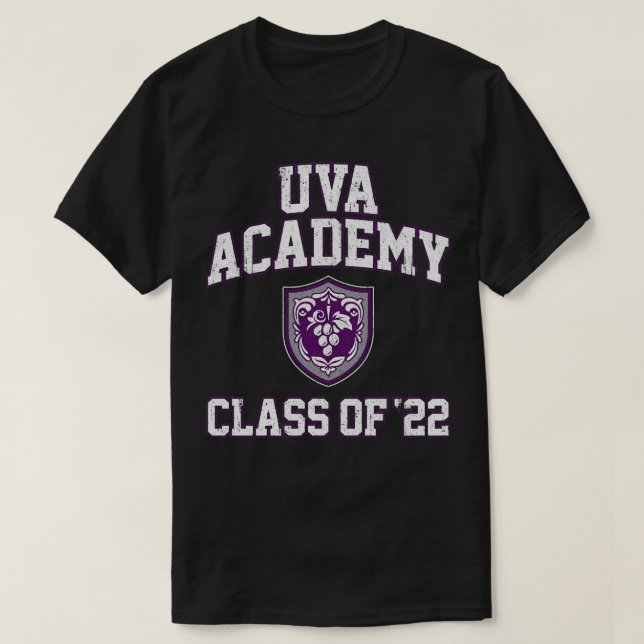 Uva Academy Class of T Shirt (Design framsida)