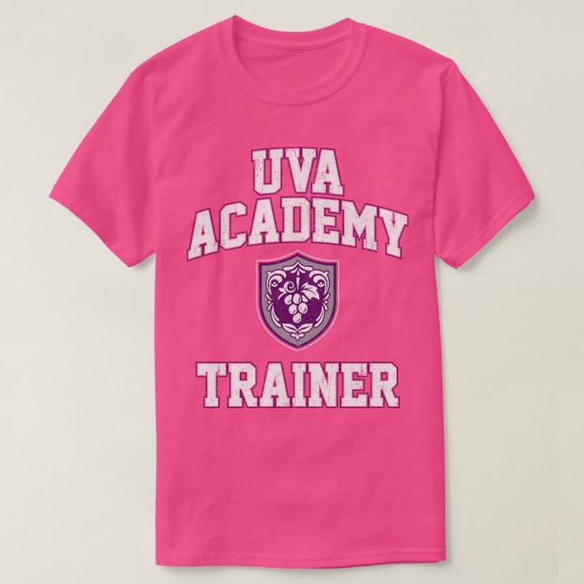 Uva Academy Trainer T Shirt (Design framsida)