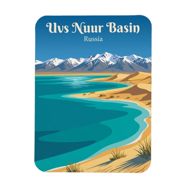 Uvs Nuur Basin nationalpark Ryssland Magnet (Vertikal)