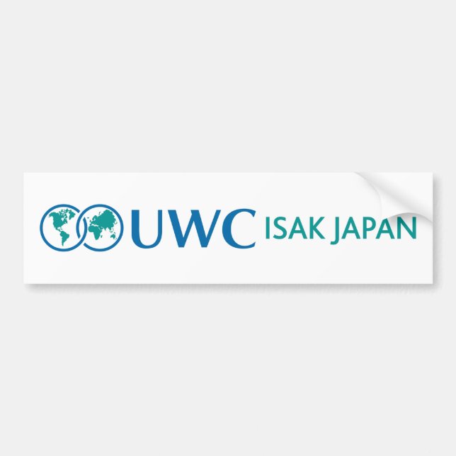 UWC ISAK Japan Bumper Sticker Bildekal (Framsidan)