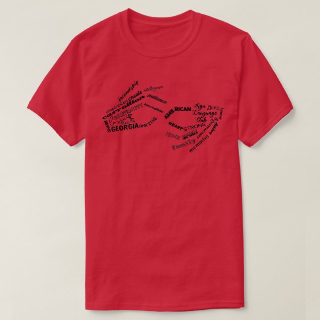 UWG ASL-Klubb T Shirt (Design framsida)