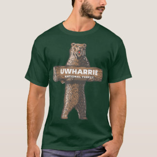 Uwharrie National Forest North Carolina NC Growlin T Shirt