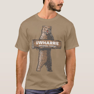 Uwharrie National Forest North Carolina NC Growlin T Shirt