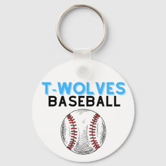 Uwharrie Timberwolves Baseboll nyckelring