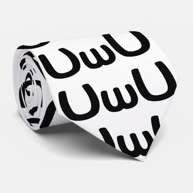 UwU Lycklig Anime Ansikte Emoticon Slips (Rullad)