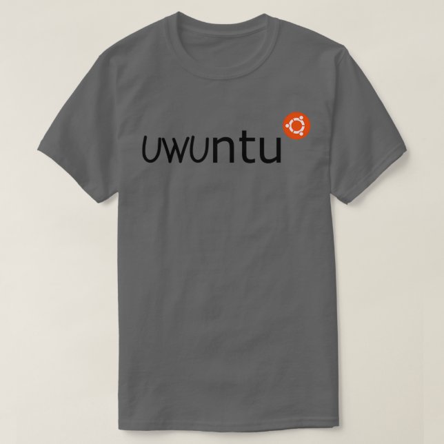 Uwuntu kawaii ubuntu t shirt (Design framsida)