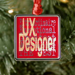 UX Designer Extraordinaire Julgransprydnad Metall