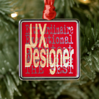 UX Designer Extraordinaire Julgransprydnad Metall