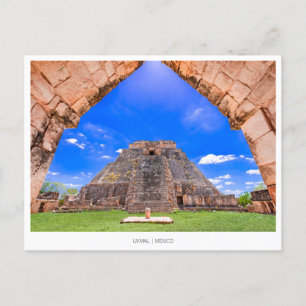 Uxmal Mayan Mexiko, Semester vykort