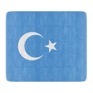 Uyghur Flagga Öster Turkistan (Uyghuristan)