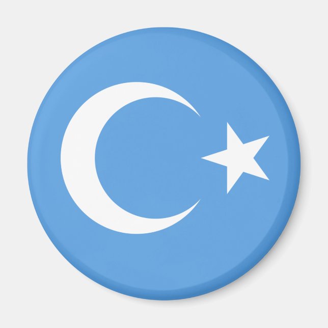 Uyghur/Öster Turkestan Magnet (Framsidan)