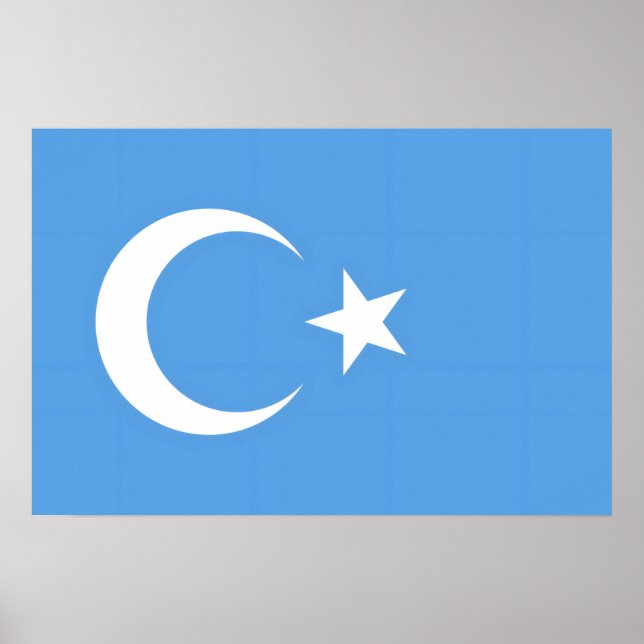 Uyghur/Östturkestan Poster (Framsidan)