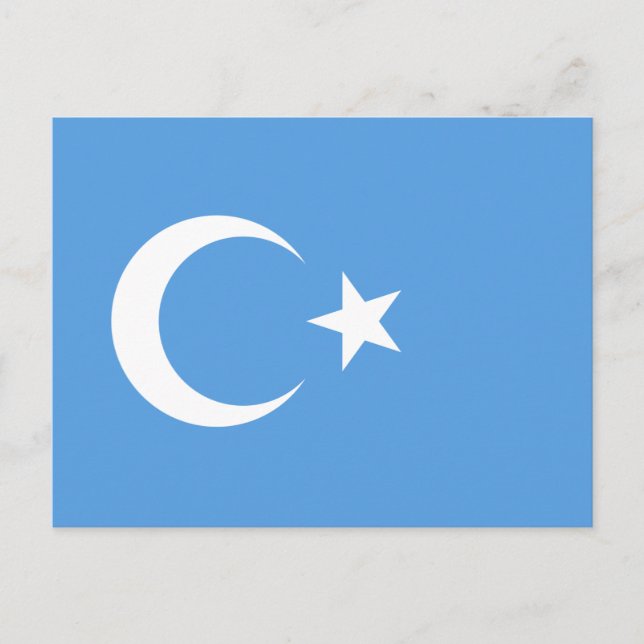 Uyghur/Östturkestan Vykort (Framsida)