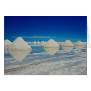 Uyuni pyramids hälsningskort