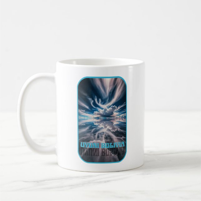 Uyuni Salt Flats Bolivia Kaffemugg (Vänster)