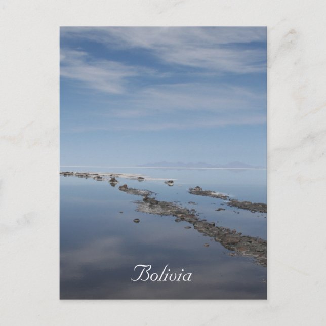 uyuni Saltspil bolivia Vykort (Framsida)