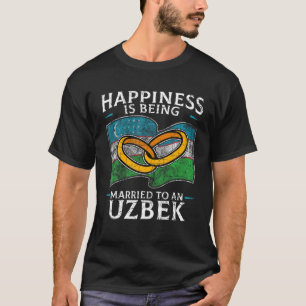Uzbekiska Bröllop-republiken Uzbekistan Gift med r T Shirt