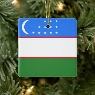 Uzbekistan Julgransprydnad Keramik