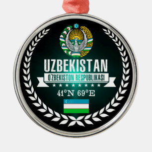 Uzbekistan Julgransprydnad Metall