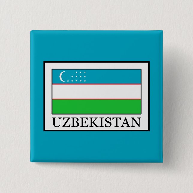 Uzbekistan Knapp (Framsida)