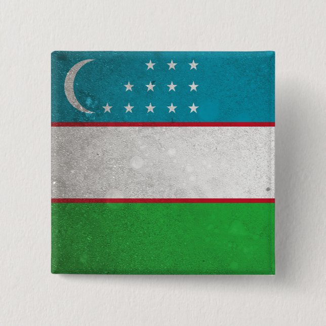 Uzbekistan Knapp (Framsida)