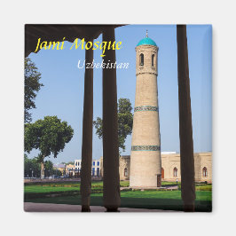 Uzbekistan, Kokand - Minareten vid Jami-moskén Magnet