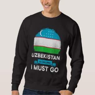 Uzbekistan kräver att jag måste åka uzbekis arv lång ärmad tröja